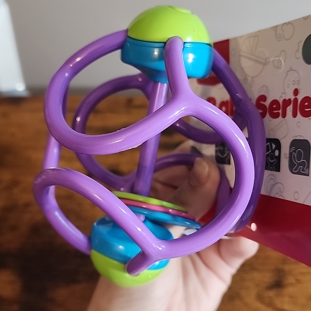 1pc Soft Baby Sensory Rattle Toy Rotating Rattle Early EducationLearning Bendabe - Picture 3 of 4